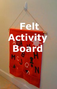 Hanging Felt Activity Board