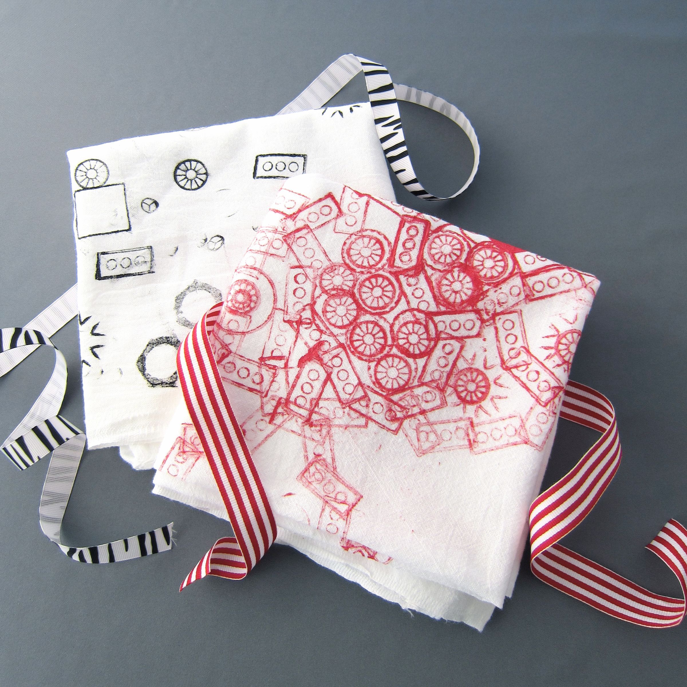 Toy Print Dish Towels