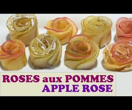 Comment Faire Des Roses Avec Des Pommes - Rose Shaped Apple
