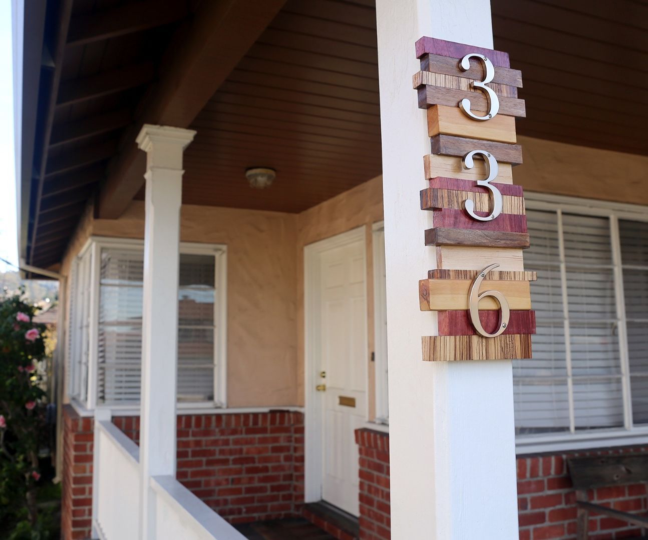 Scrap Wood House Numbers