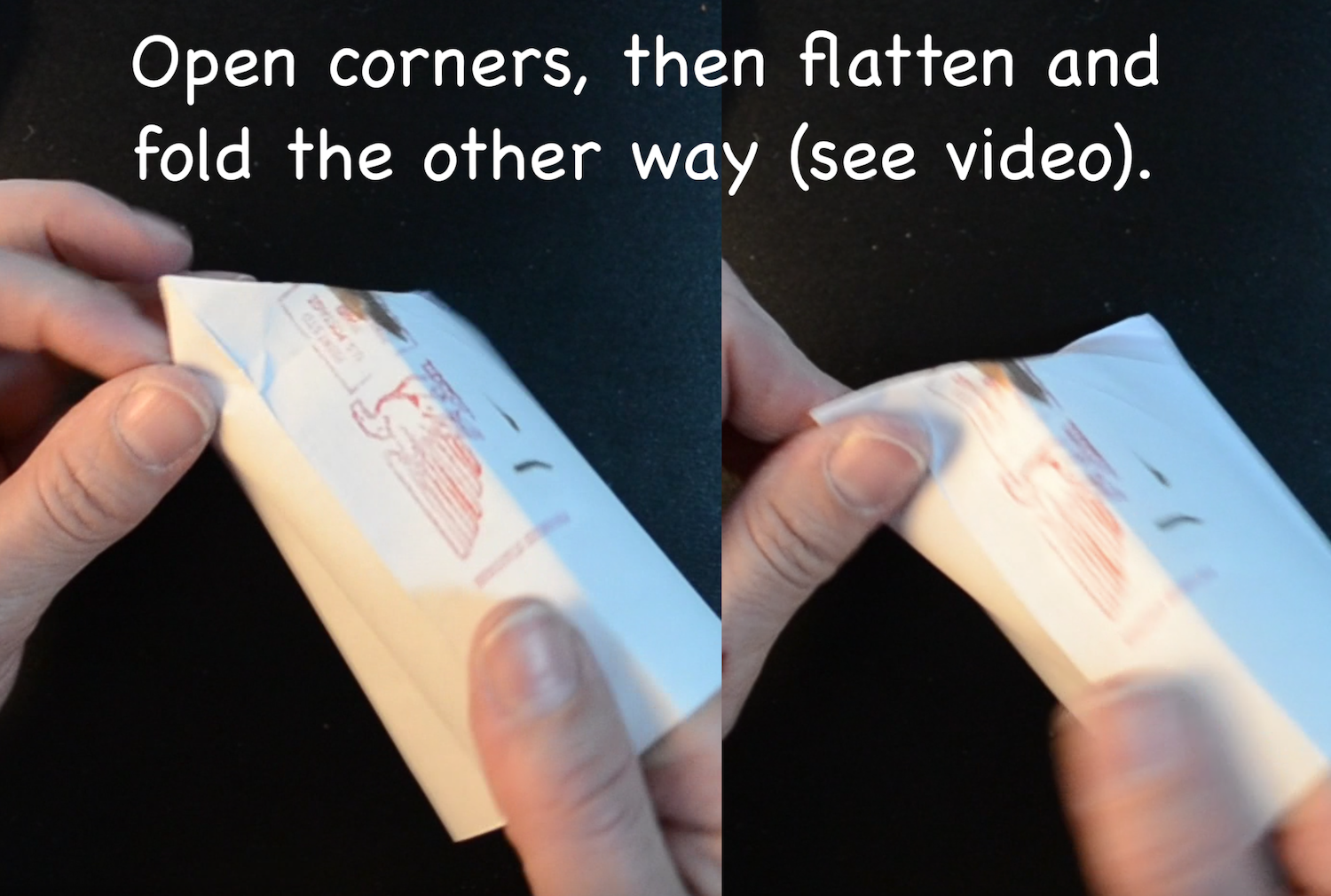 Mini Trash Can From an Envelope for Workbench/Desktop (Disposable 