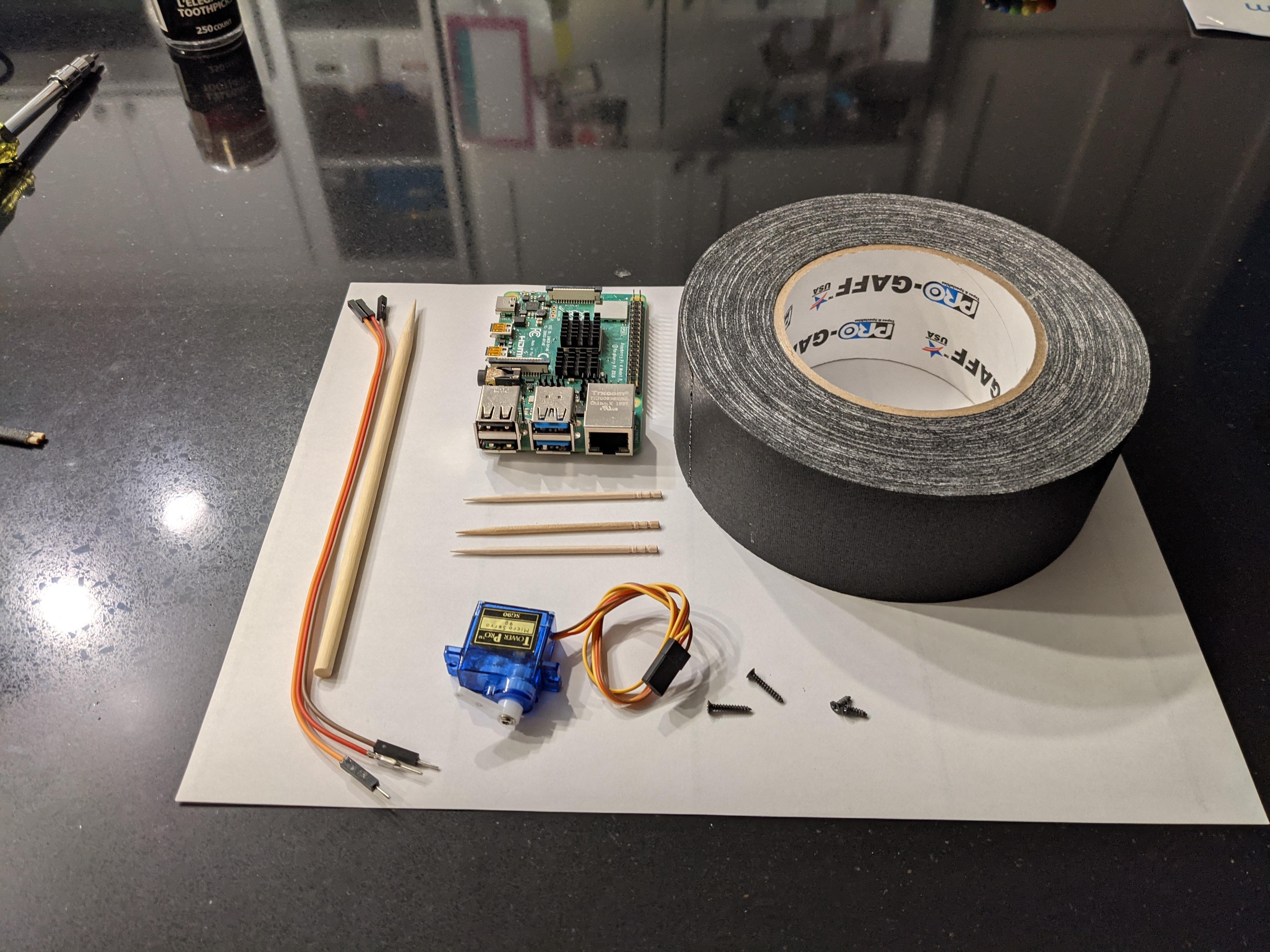 Program a Servo, Build a Catapult, and Solve for Π (on a Raspberry Pi