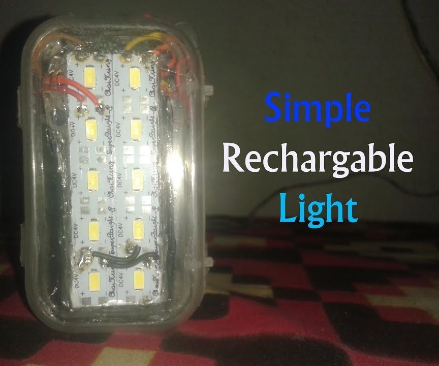 Simple Rechargeable Light V2.0