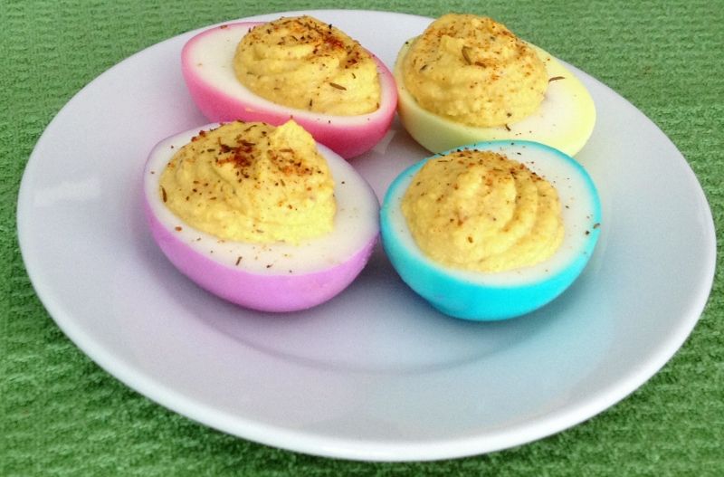 Shasha Deviled Eggs (in Pretty Colors)
