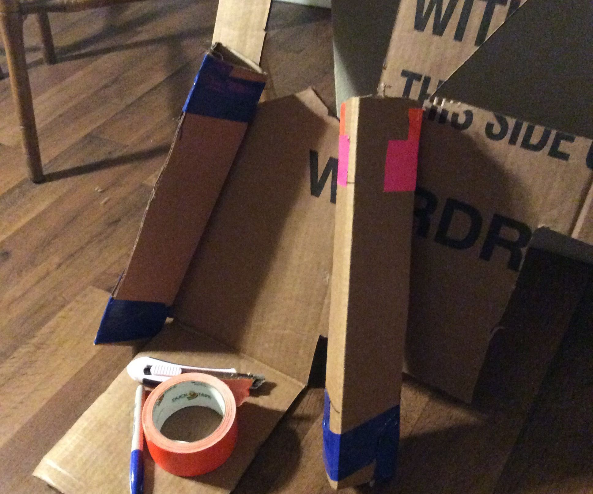 Cardboard Triangle Tube