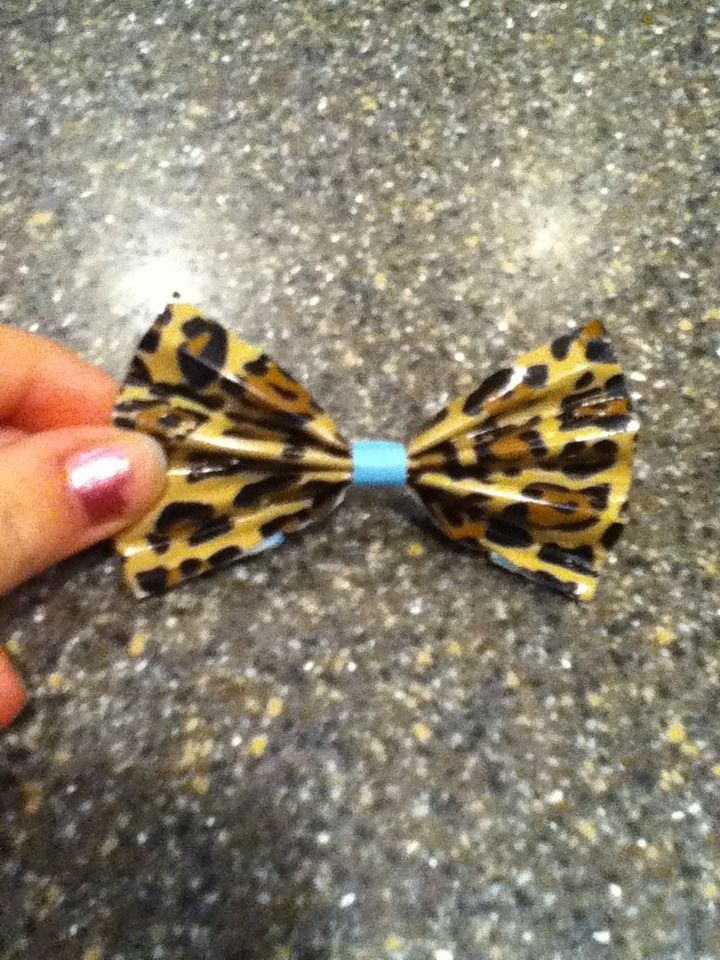 Duct Tape Bow Headband