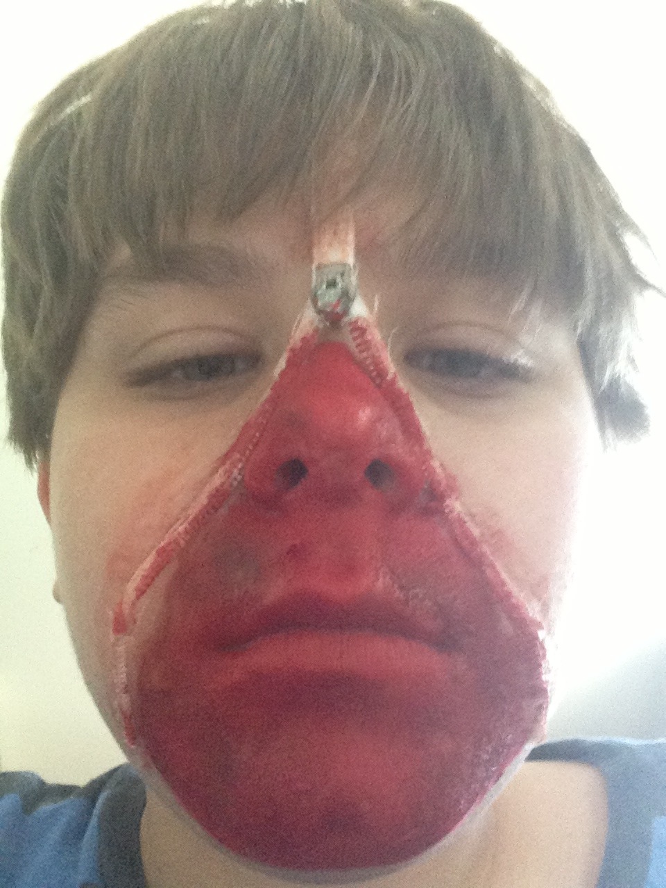 Zombie Zipper Face Tutorial