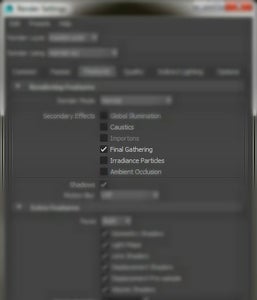 Enable Final Gathering / Disable Default Light / Wow