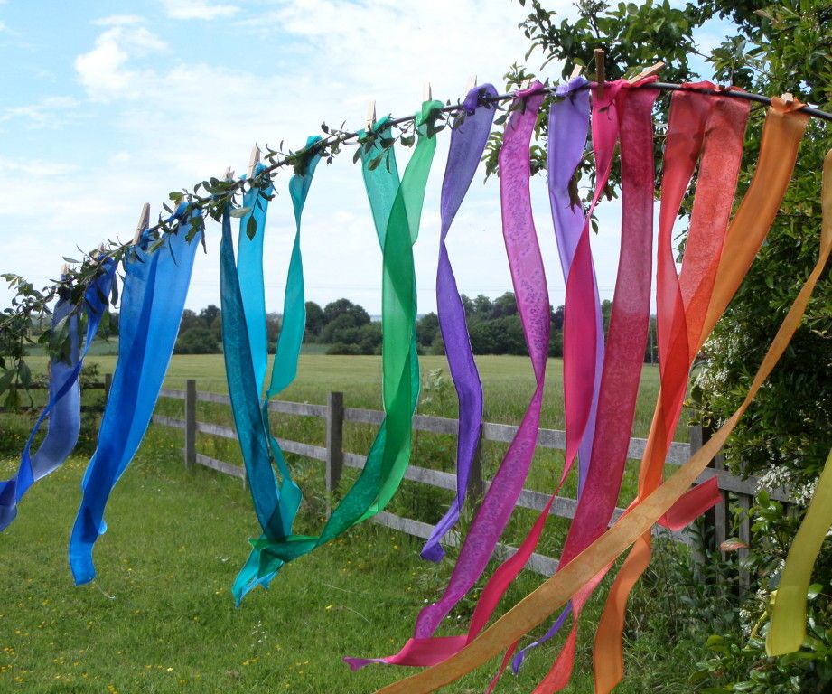 Silk Rainbow Ribbons