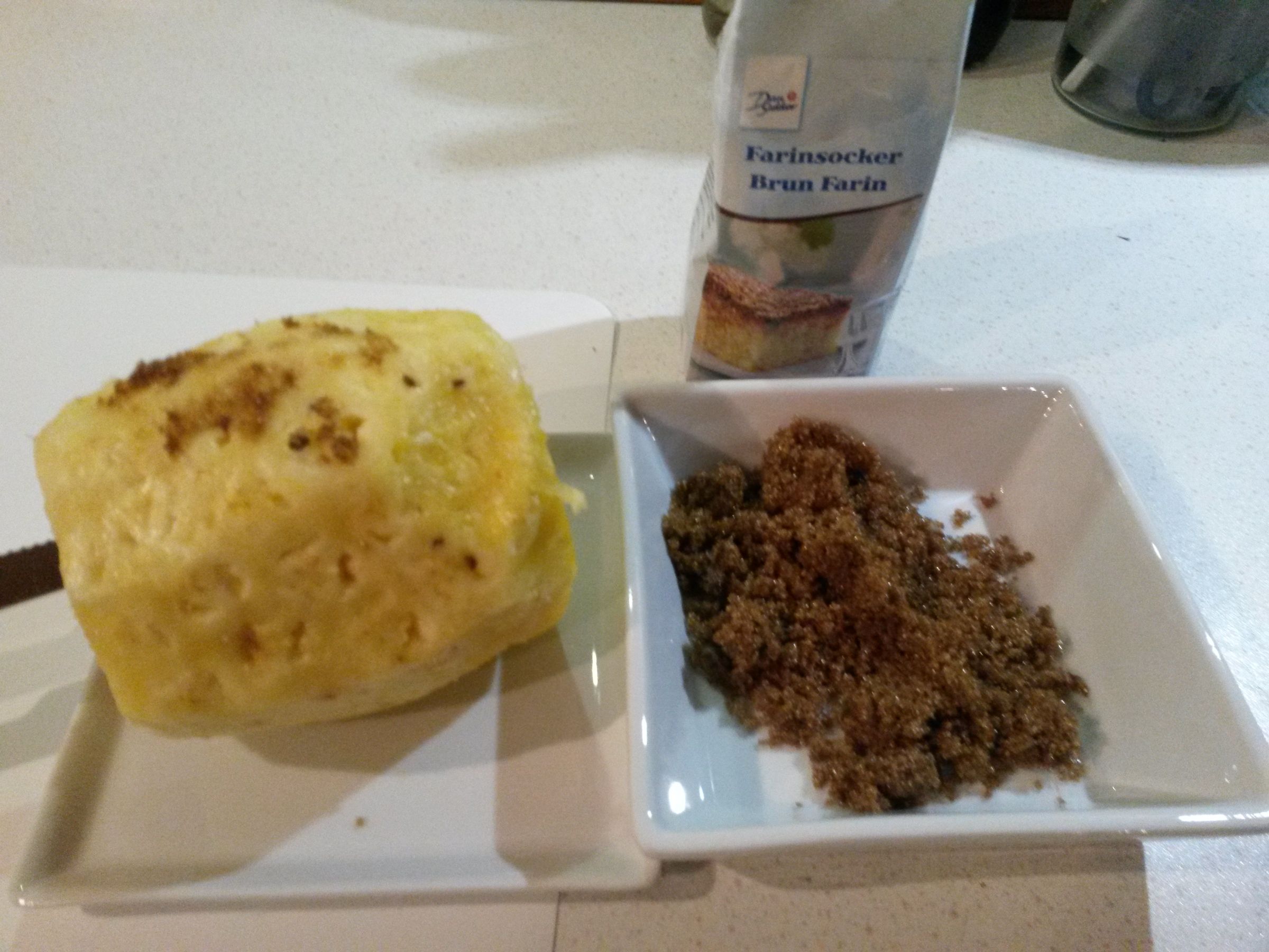 Pineapple on Rotisserie