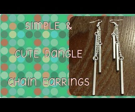 Simple & Cute Dangle Chain Earrings
