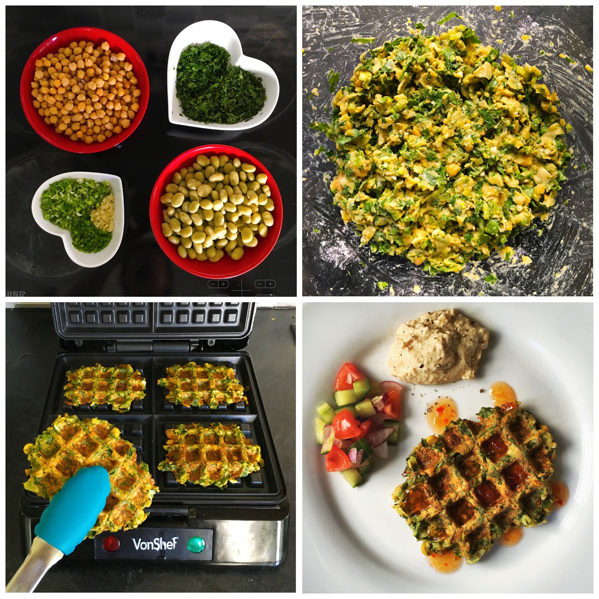 Wafalafel Delicious Blendfree Waffled Falafels 4 Steps (with