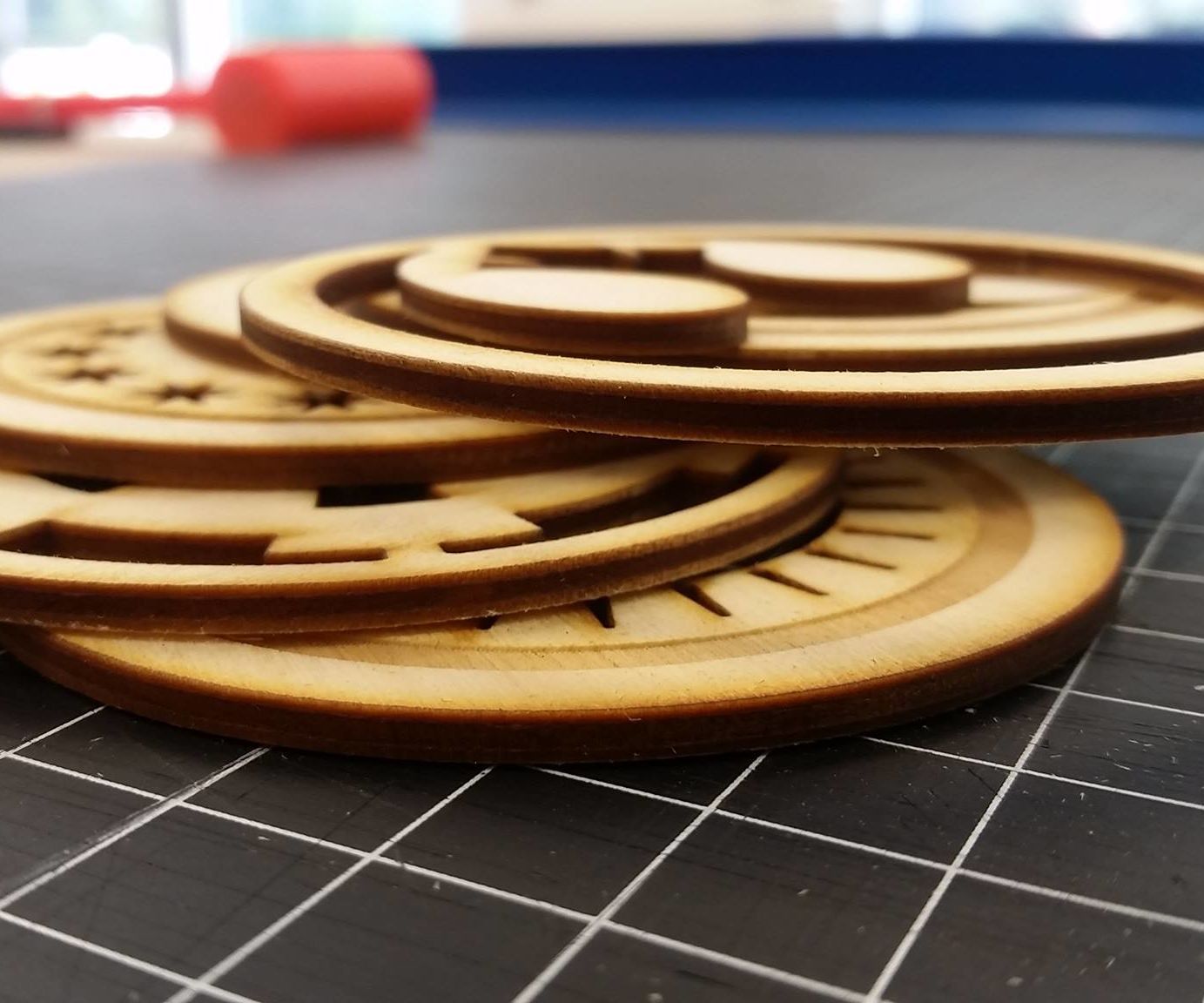 Star Wars Birch Coasters