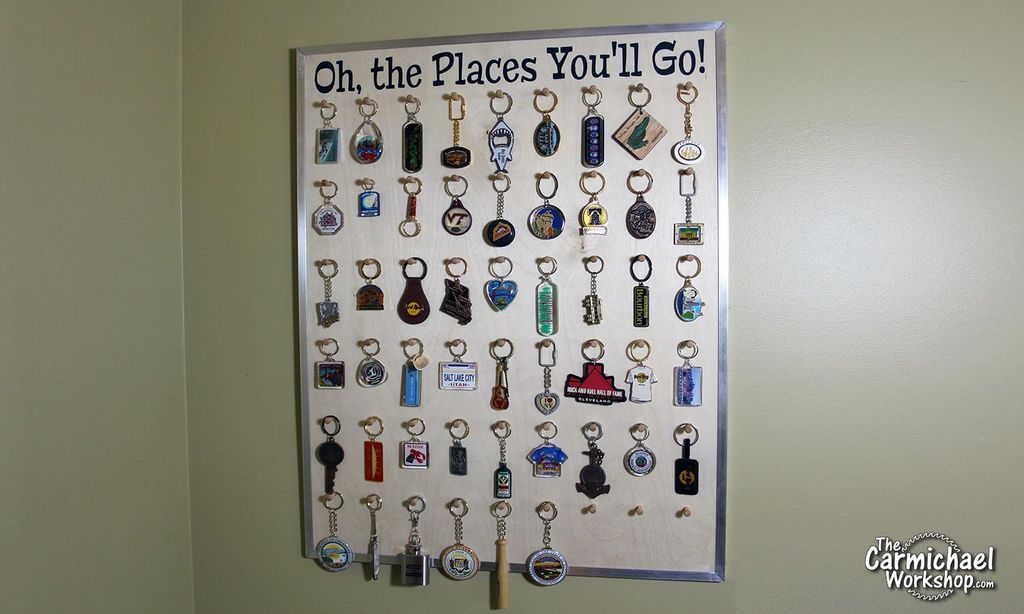 Display Collected Keychains Keychain Collection Display : 4 Steps (with Pictures) - Instructables
