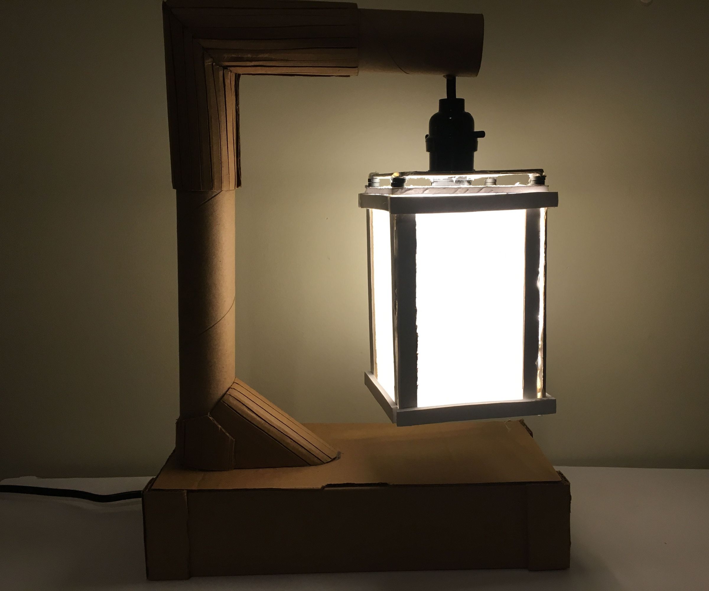 Lamp From Recycled Materials