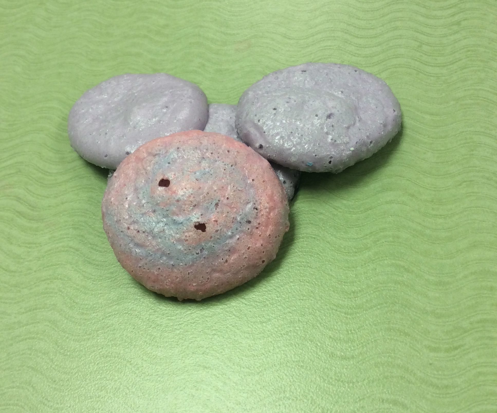 Beautiful Colorful Unicorn Poop Meringues 