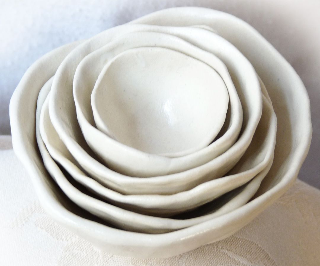 Porcelain Roses - Nested Bowls