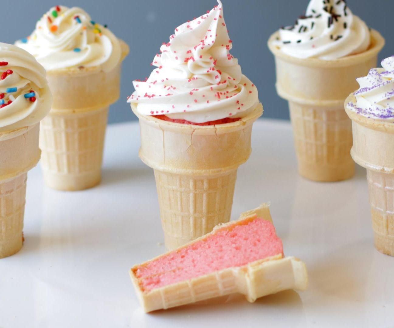 Ice Cream Cone Cupcakes