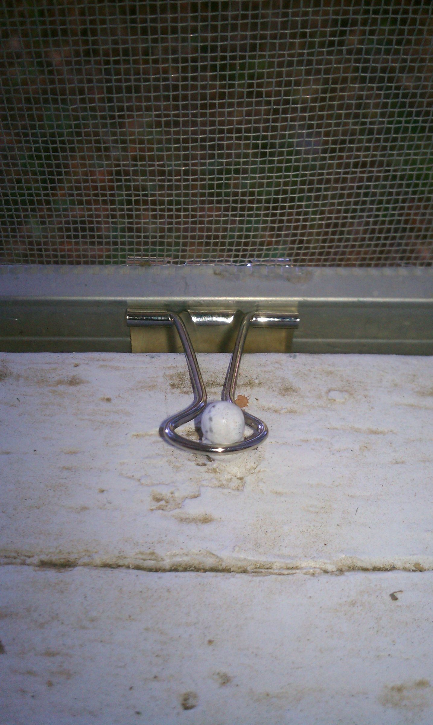Window Screen Fastener From Office Binder Clip