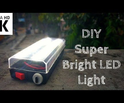 How to Make Super Bright Flash Light With LED - DIY: Super Bright Light 