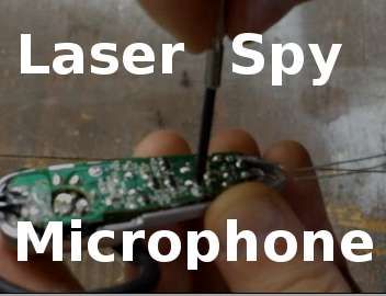 DIY Laser Spy Microphone