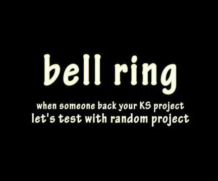Arduino KickStarter Bell