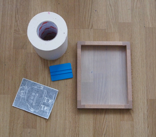 Screen printing with vinyl