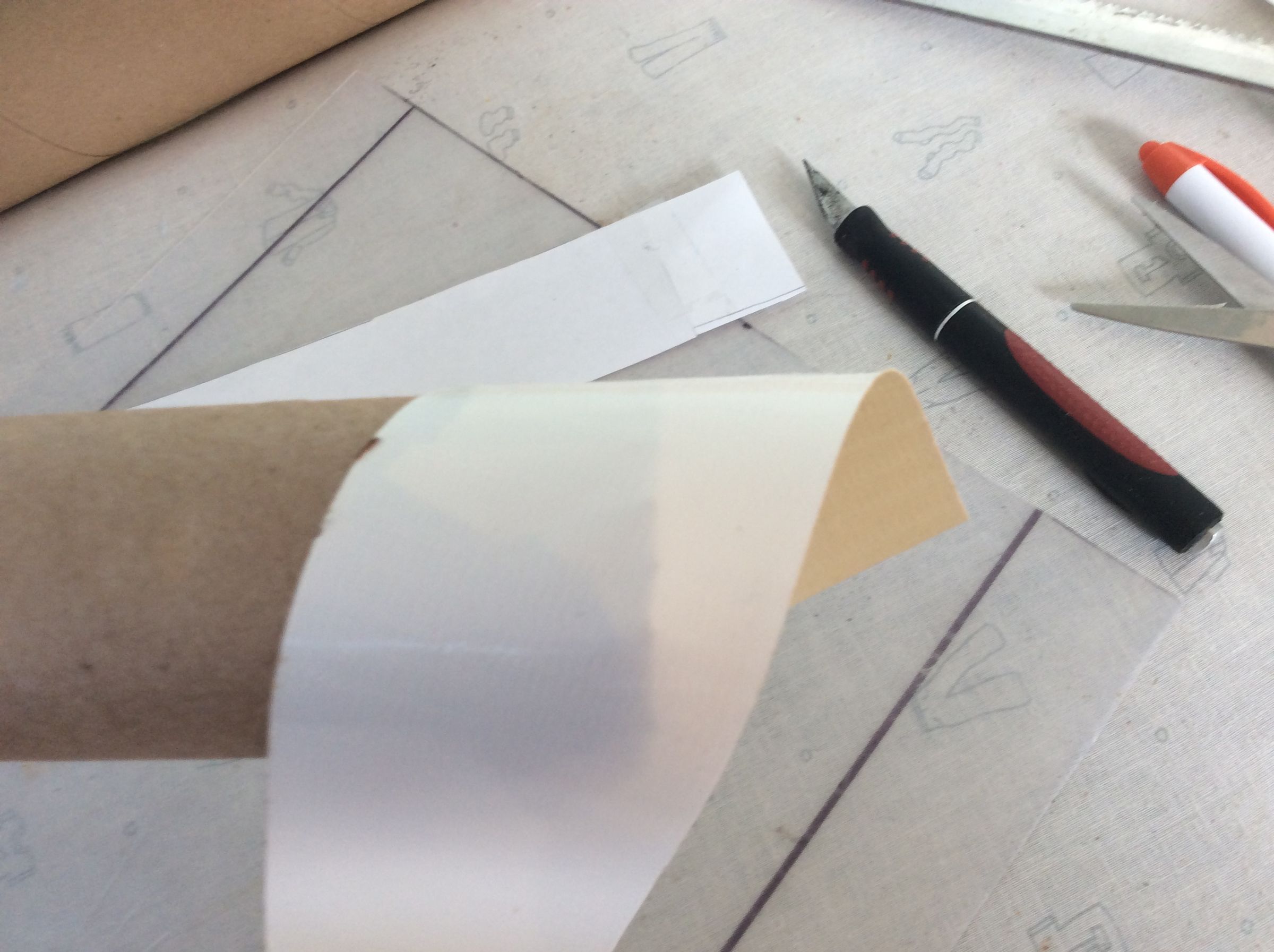 Large Cardboard Candy Canes 9 Steps Instructables