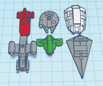 Pocket Sized Star Wars Ships