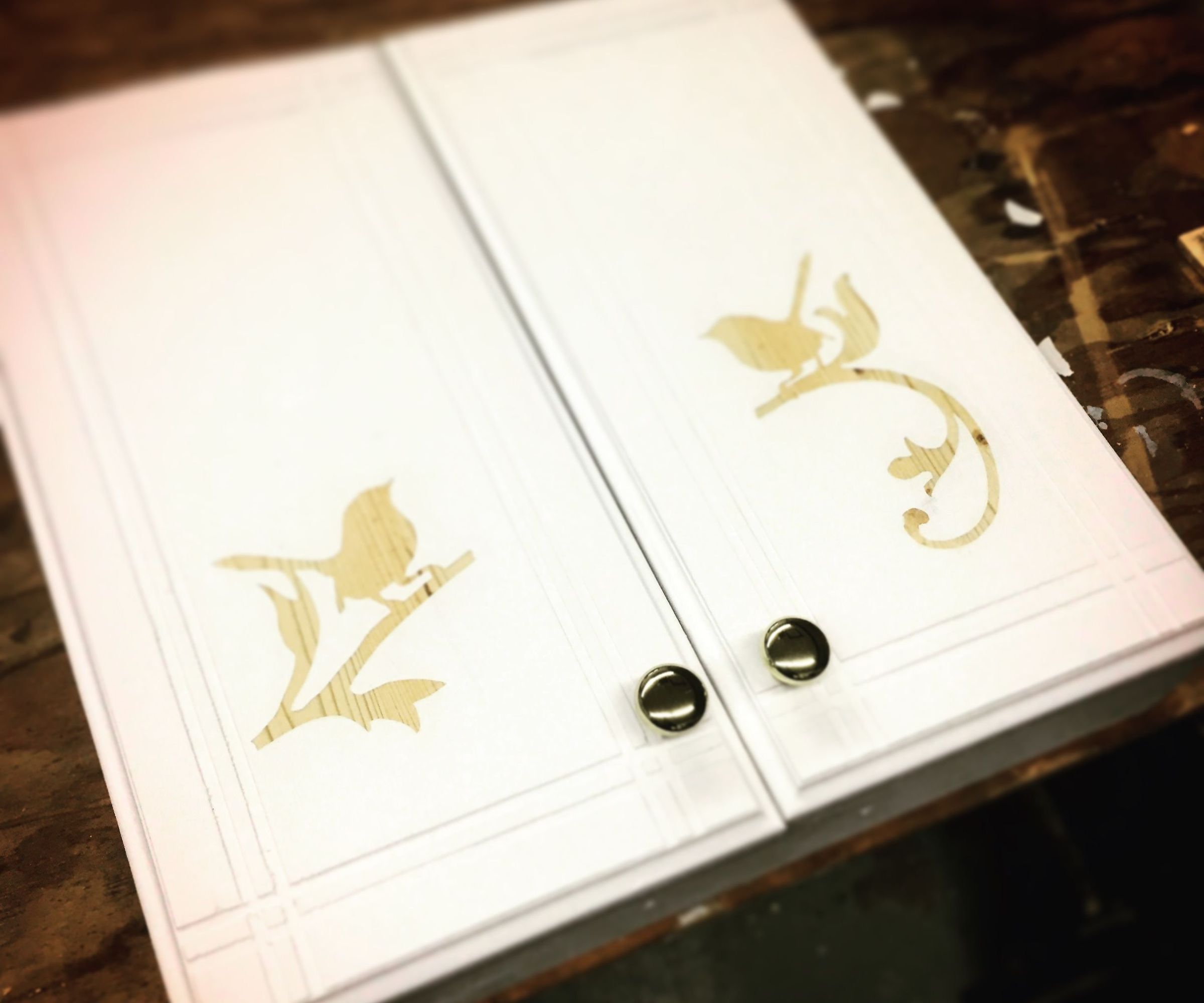 Jewellery Wall Cabinet - From an Old Dartboard Cabinet 