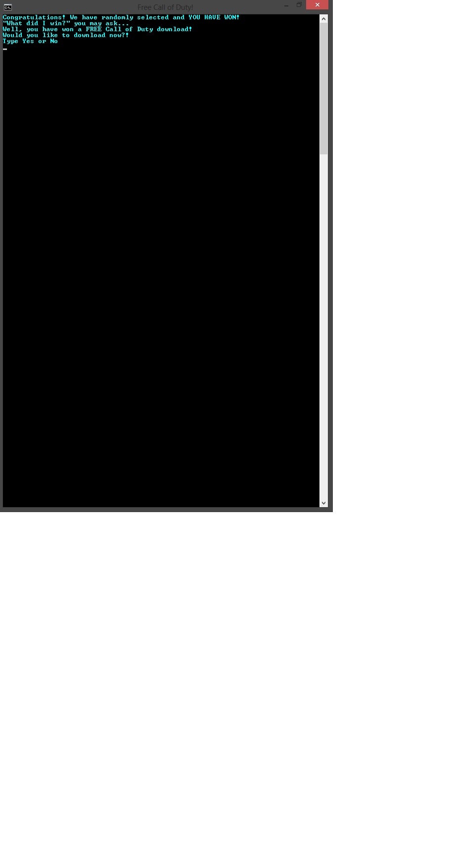 The Ultimate Fake Virus Via Notepad