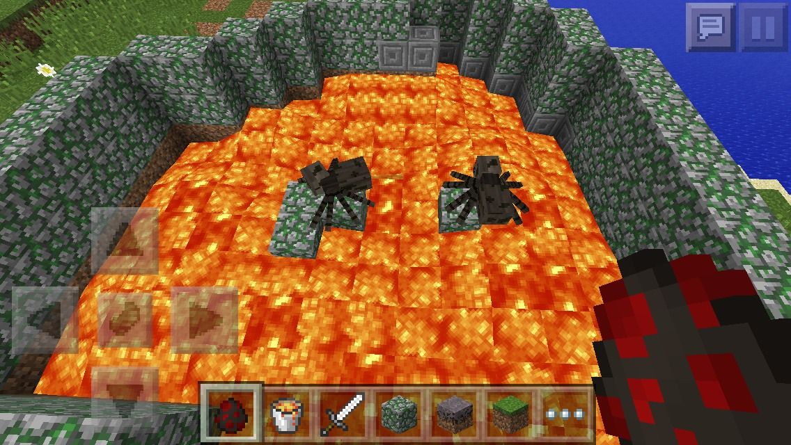 Minecraft PE Spider Pit