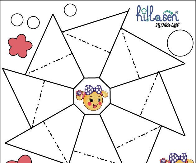 Miss La Sen 8 Petal Pinwheel