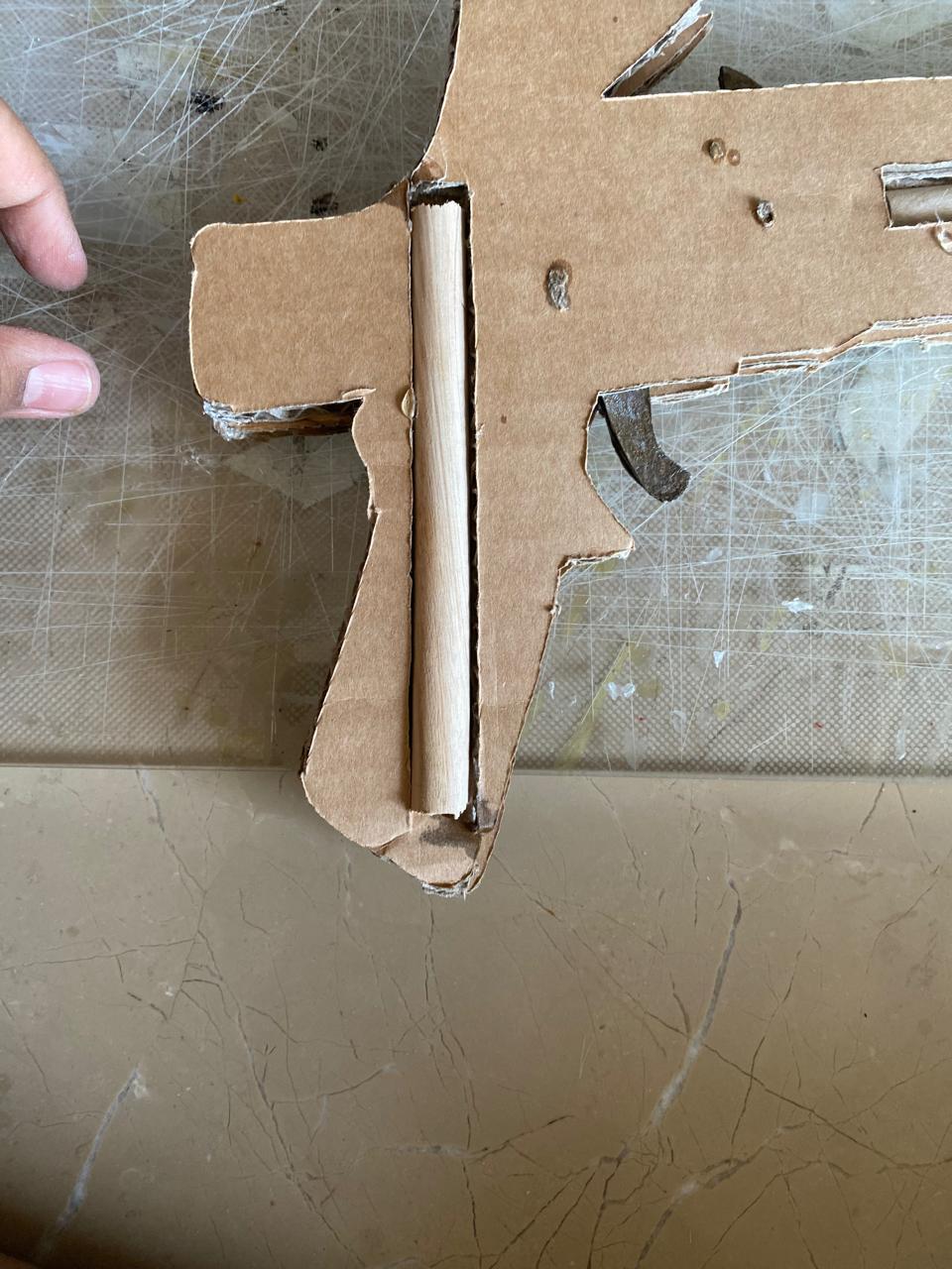 Cut the Bow Handle Body