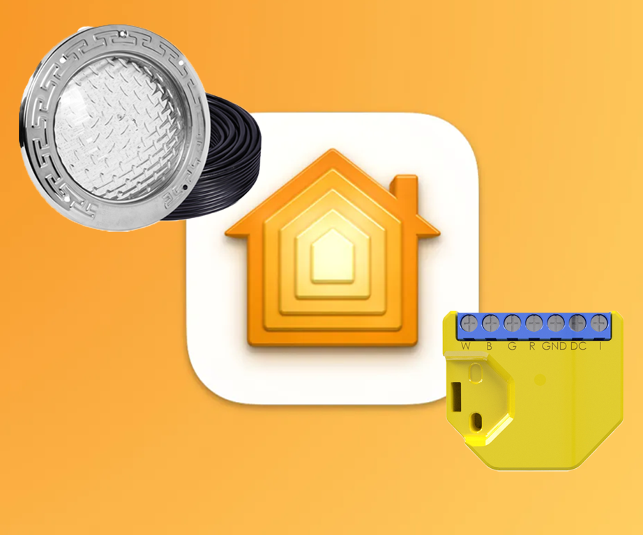 HomeKit RGBW Pool Light Using a Shelly RGBW2