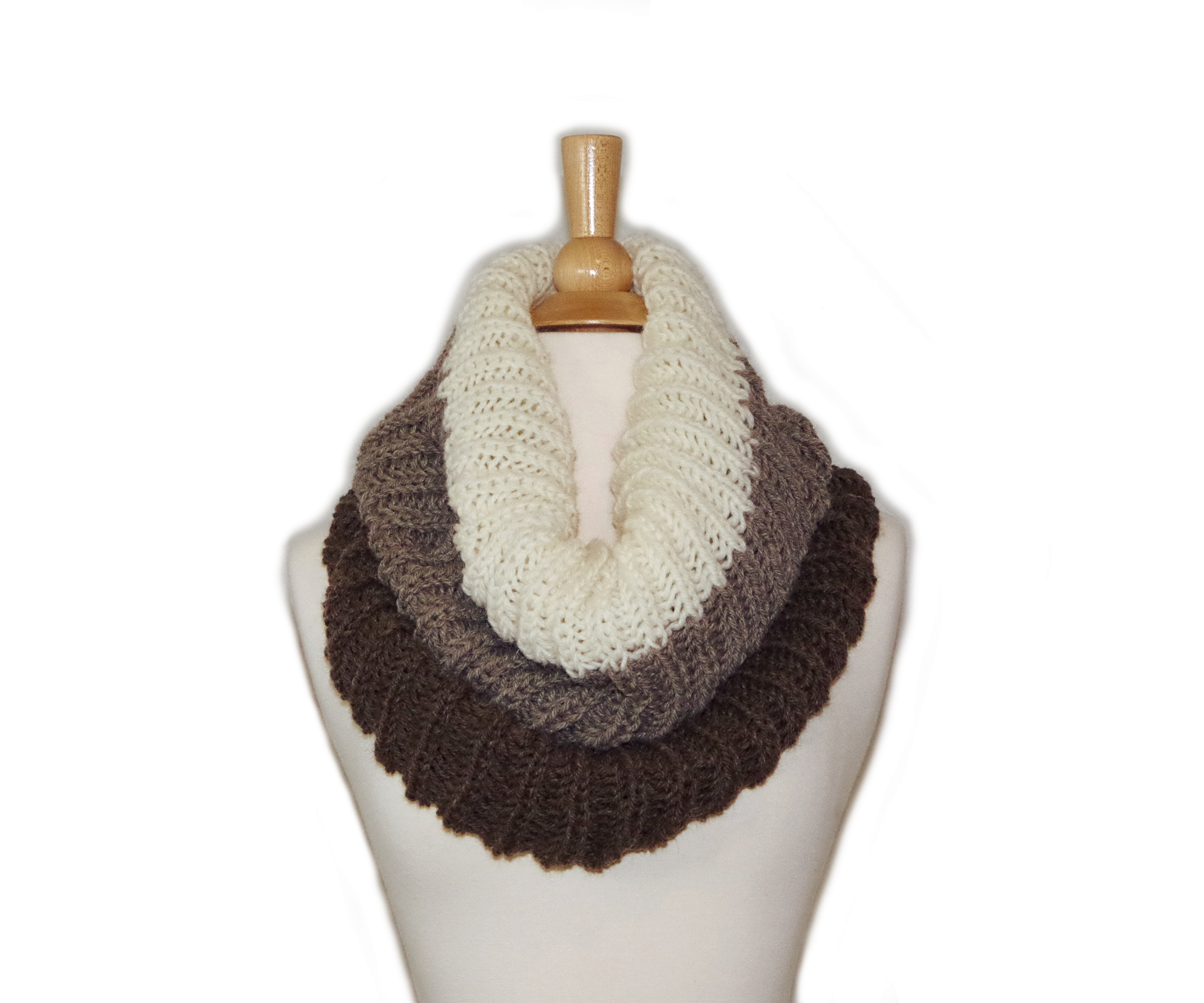 Chunky Brioche Cowl in SHORTCUT Brioche Stitch
