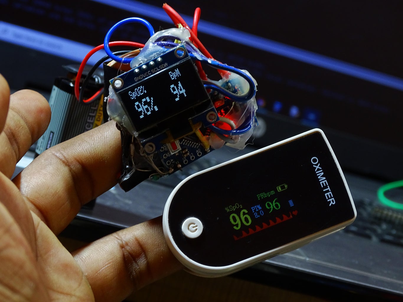 DIY Pulse Oximeter : 7 Steps (with Pictures) Circuit Diagram