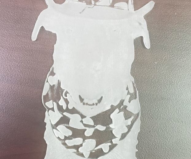 Simple Laser-cut Portrait