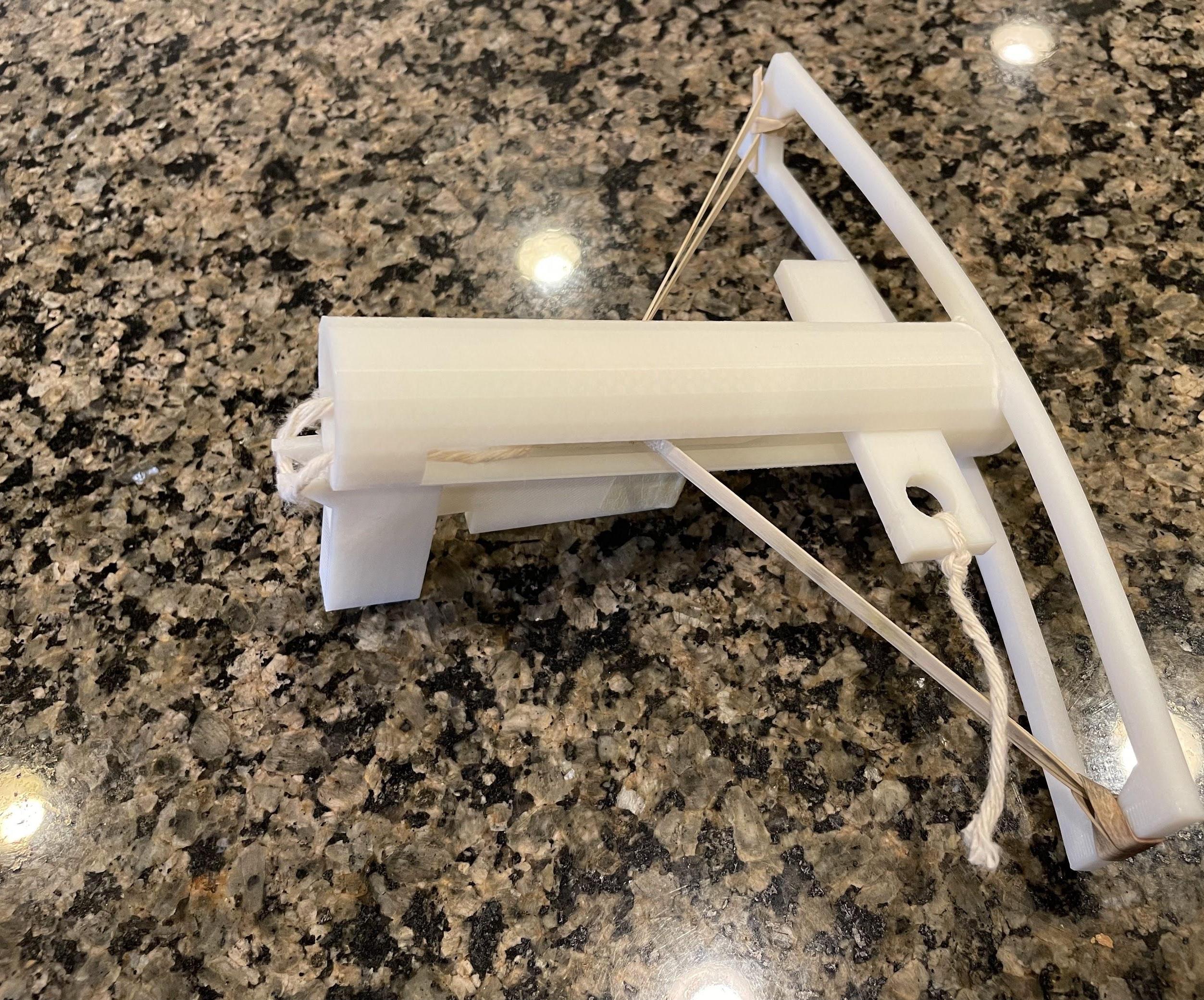 Plastic Rubber Band Powered Crossbow