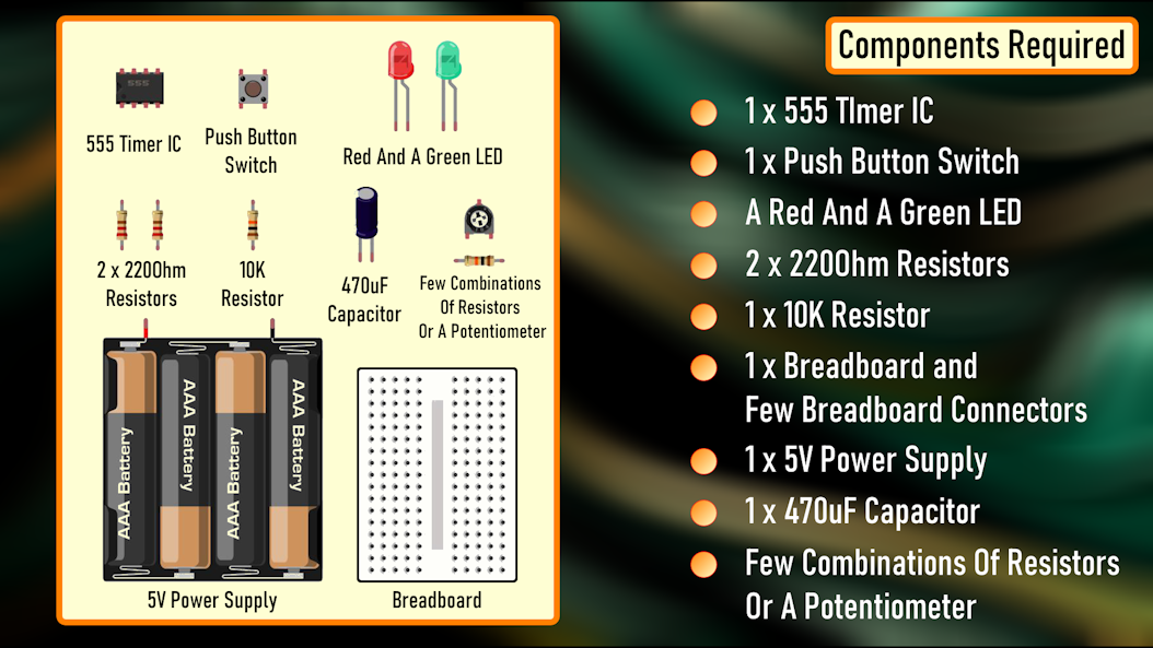 555 Adjustable Delay on Off Timer Circuit : 8 Steps - Instructables