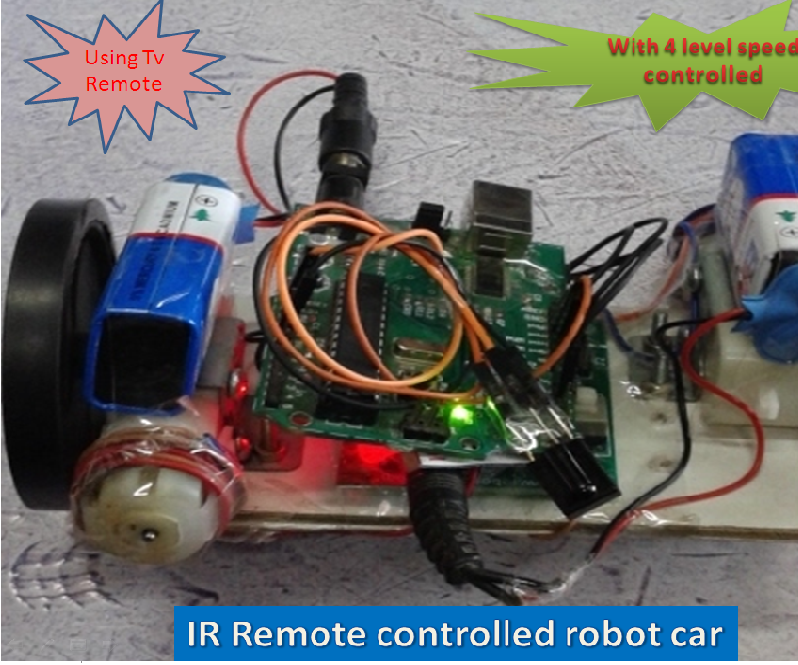 Control toy car using Ir technology