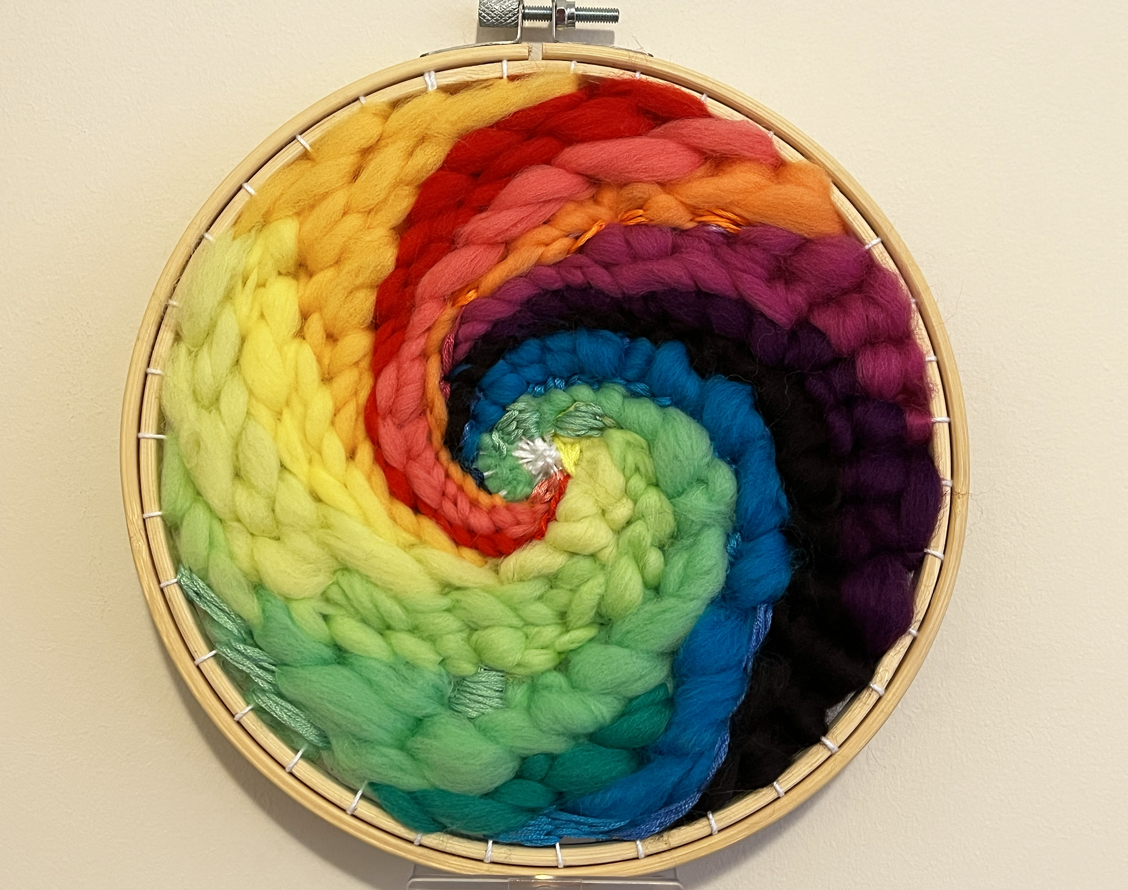 Logarithmic Spiral Embroidery