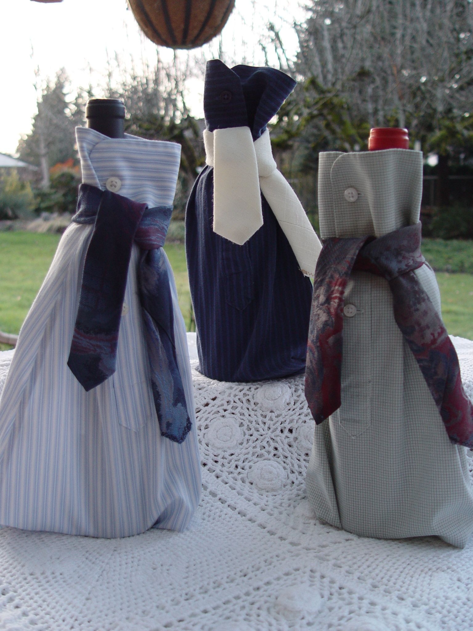 Shirt Sleeve Wine Bottle Bags