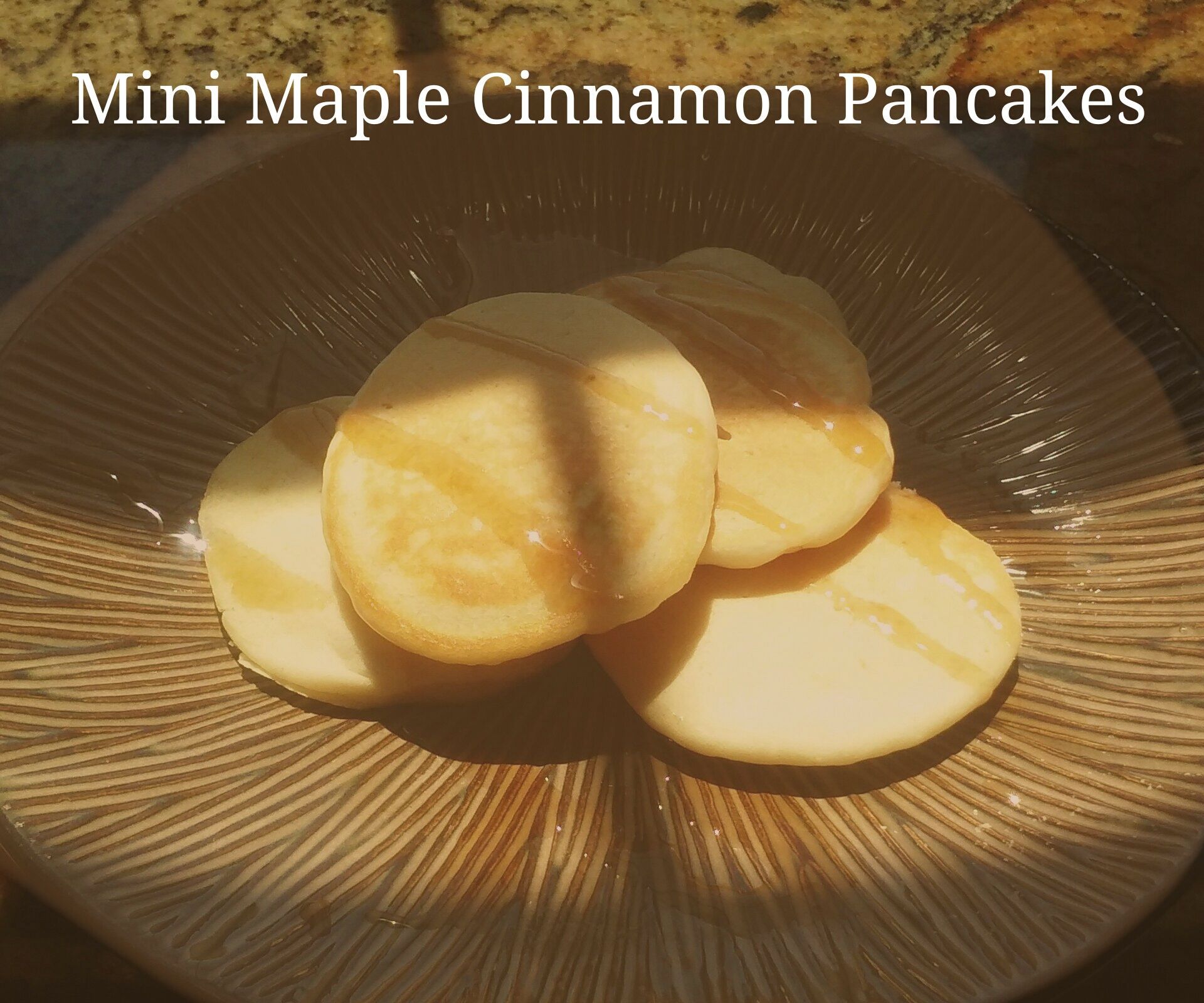 Maple Cinnamon Mini Pancakes
