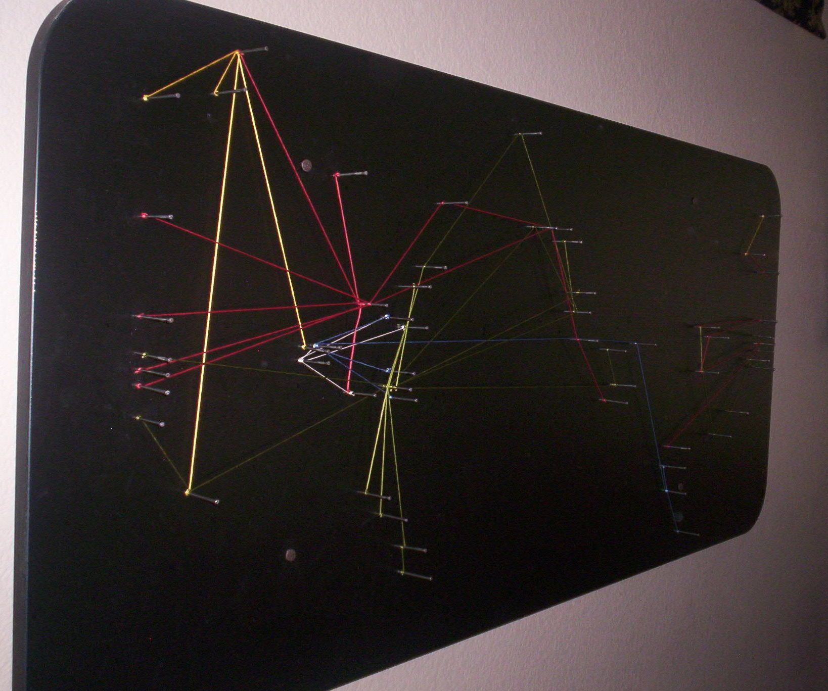 Destination String Map Art