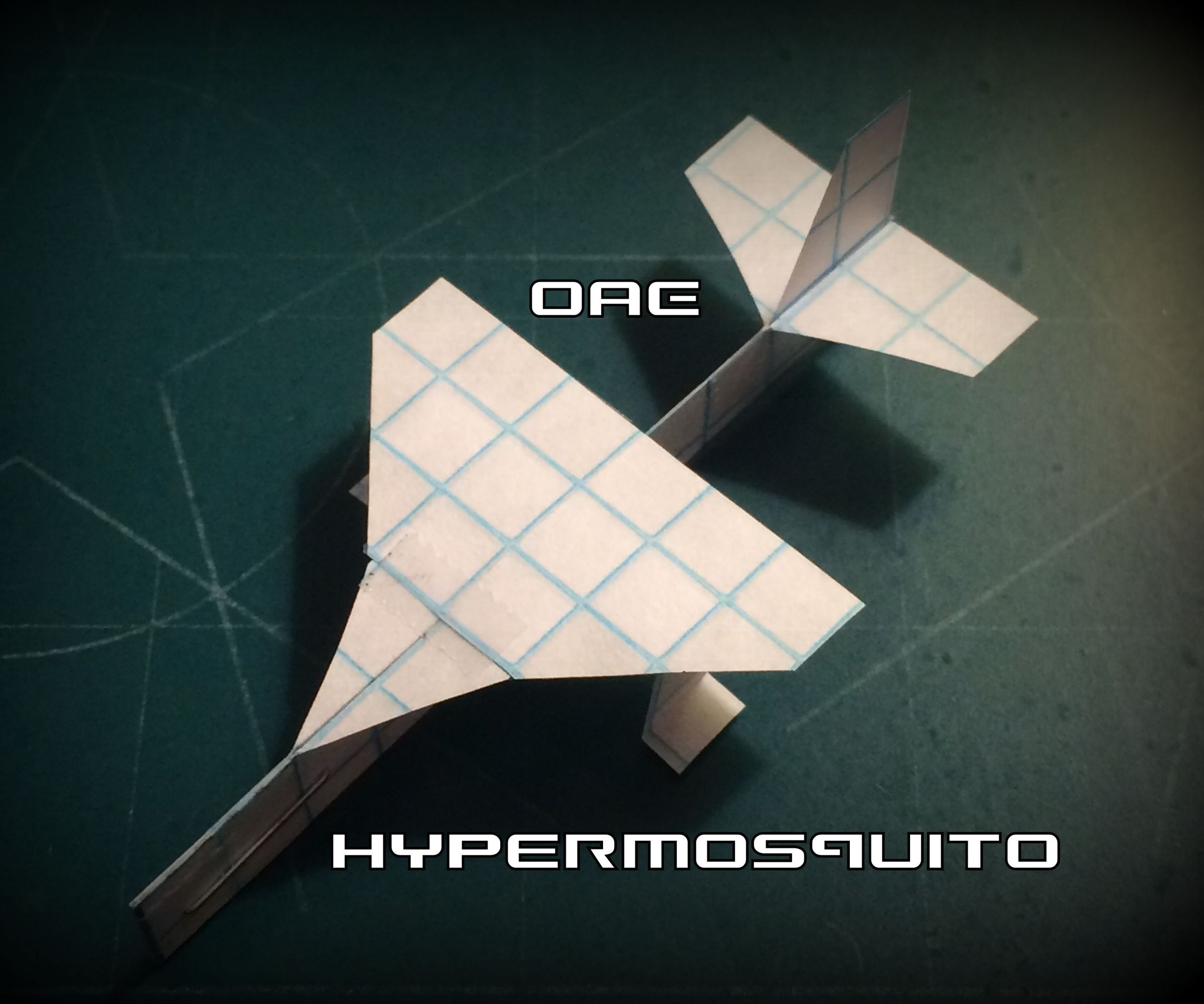 How to Make the HyperMosquito Paper Airplane