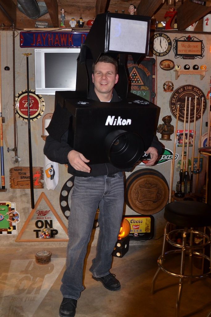 Homemade Digital Camera Halloween Costume