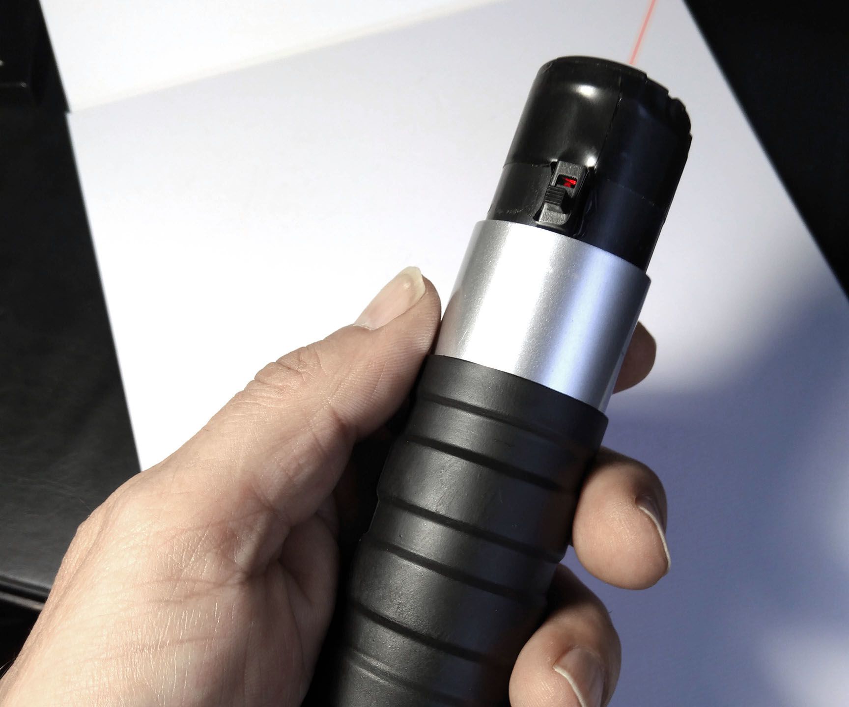 Canne Blanche Laser / Laser White Cane With Arduino