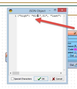 In Visuino Parsing JSON