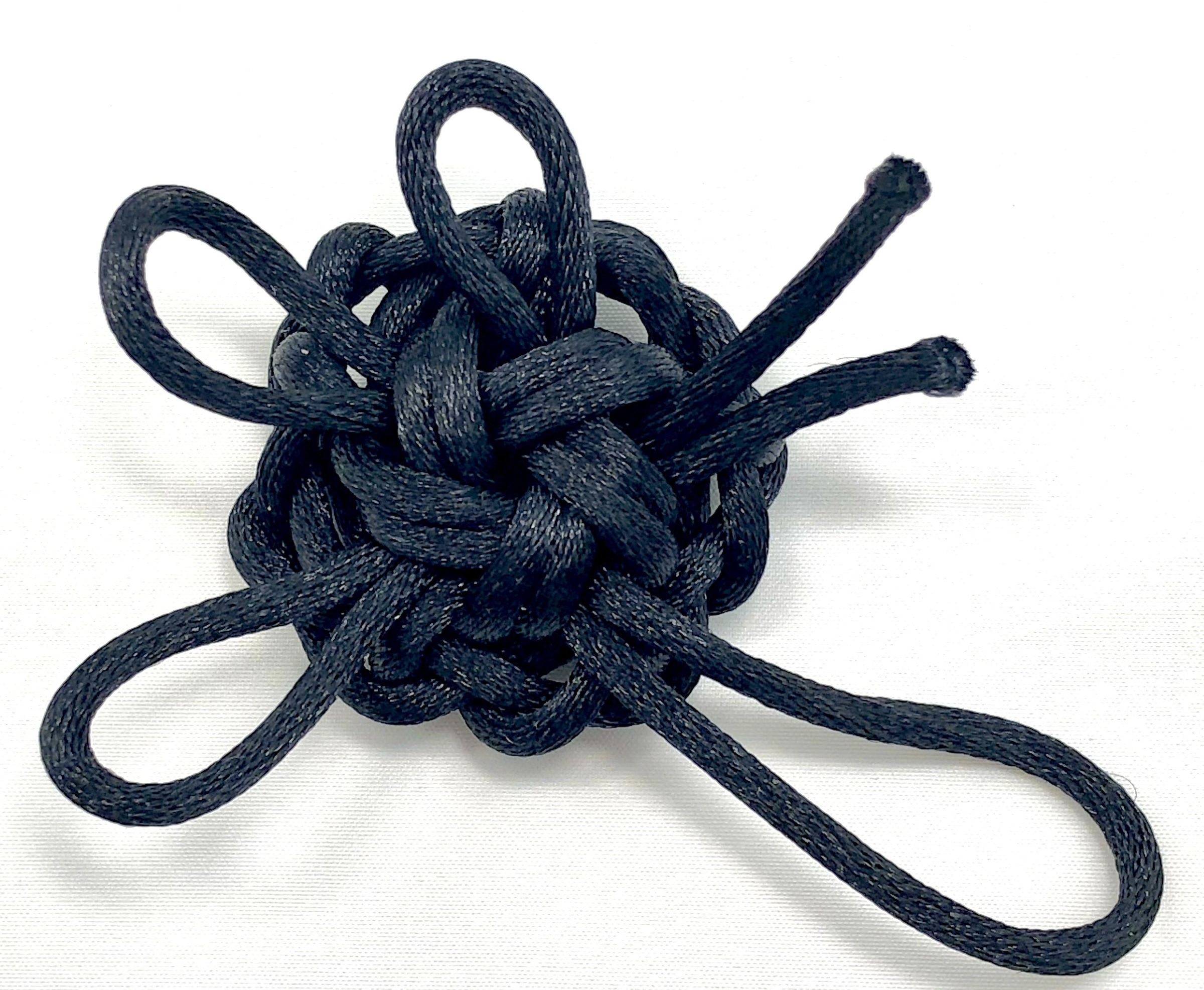 Mat Faced Good Luck Knots 5 Steps Instructables